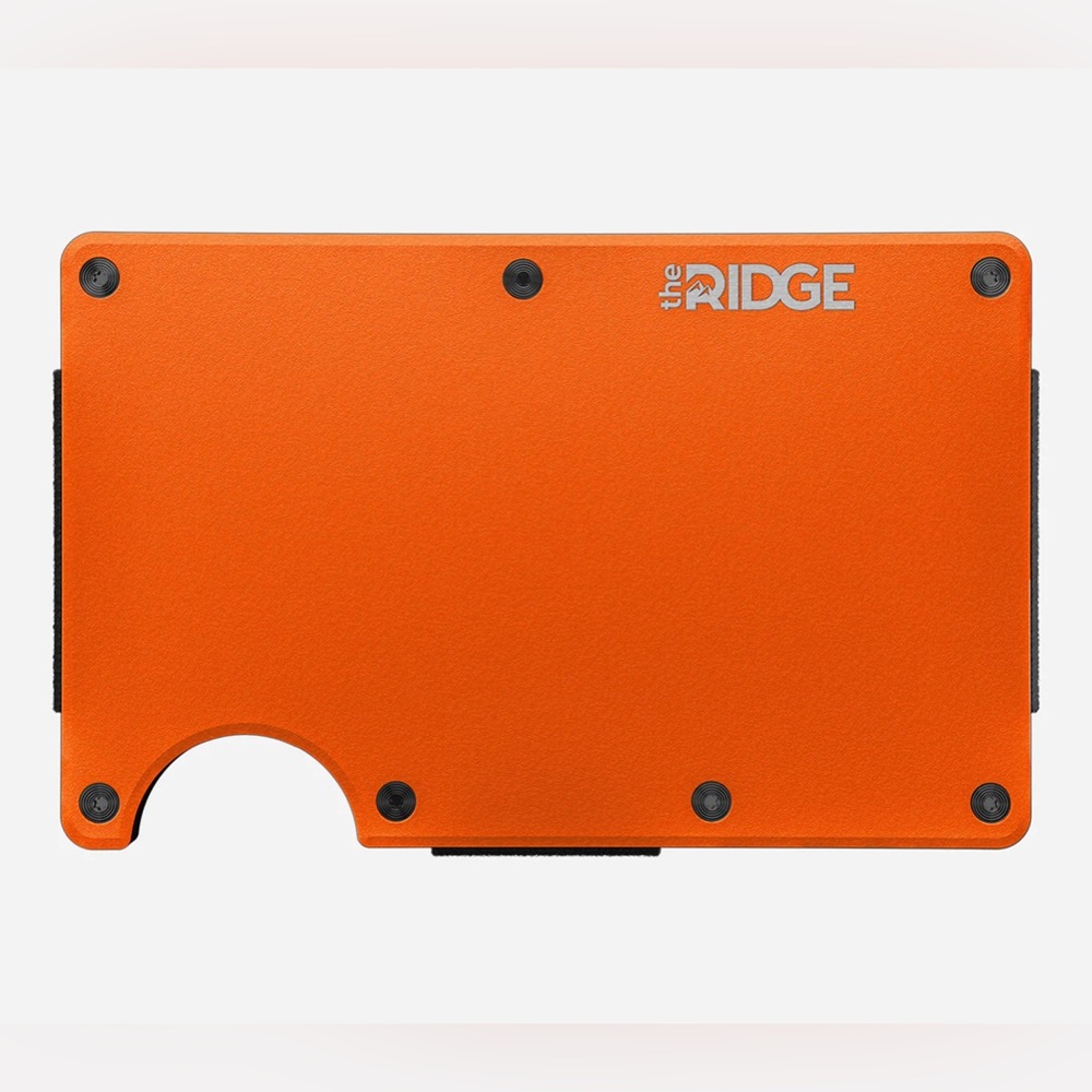 Ridge wallet: basecamp orange ⛺️